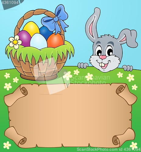 Image of Parchment and Easter bunny theme 5