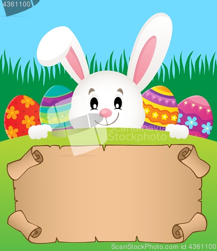 Image of Parchment and Easter bunny theme 2