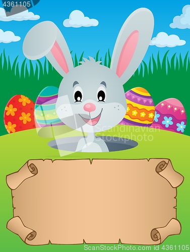 Image of Parchment and Easter bunny theme 3