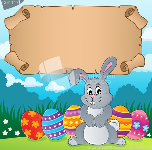 Image of Parchment and Easter bunny theme 4