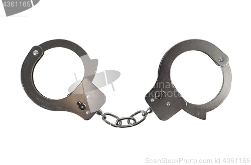 Image of Handcuffs isolated