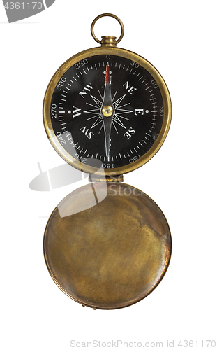 Image of Magnetic compass isolated