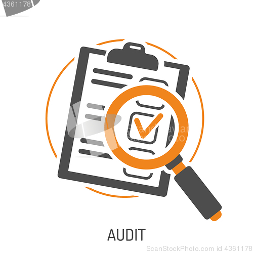 Image of Audit and Test Flat Icon Set