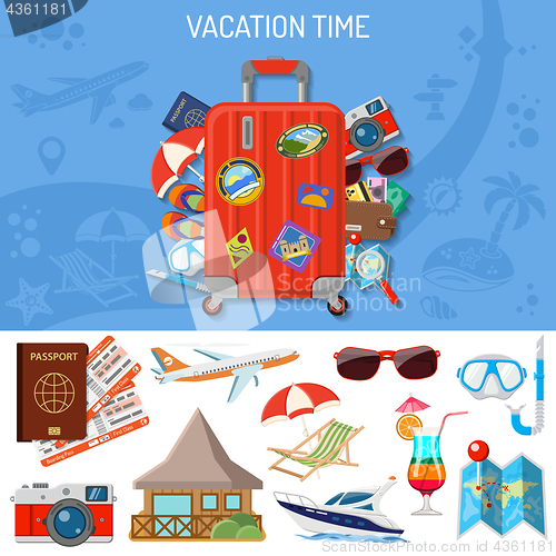 Image of Vacation and Tourism Banner