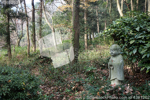 Image of Statue of a cute little Buddha 