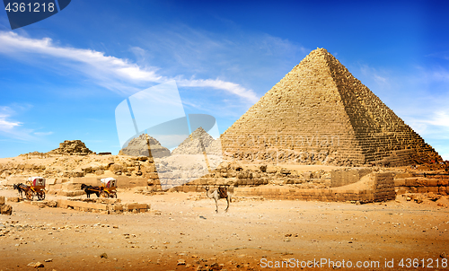 Image of Pyramids in afternoon