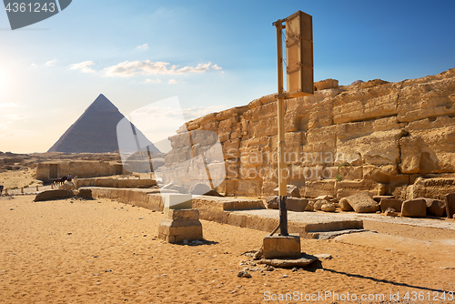 Image of Pyramid and ruins