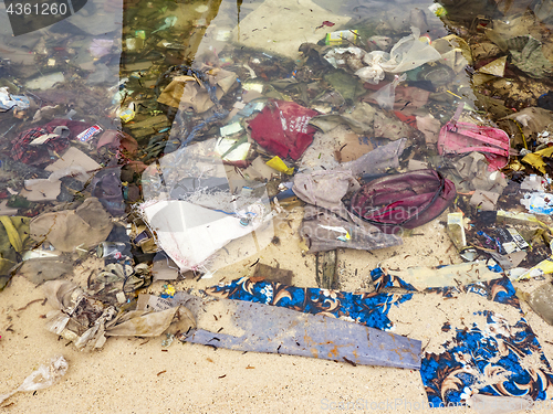 Image of Global garbage on the beach