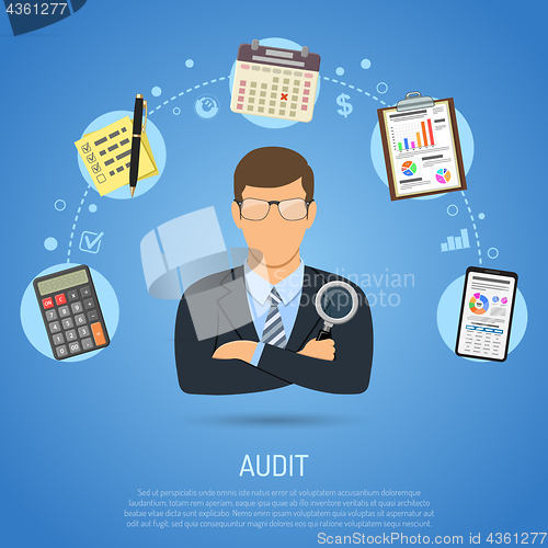 Image of Auditing, Tax process, Accounting Concept