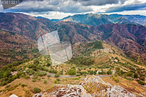 Image of Bova superiore calabrian landscape