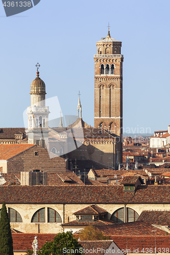 Image of a tower in Venice Italy