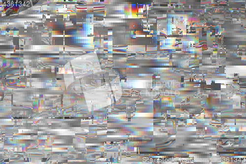 Image of styilsh abstract glitch background