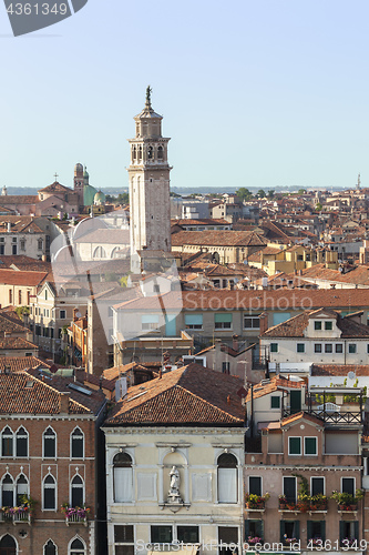 Image of a tower in Venice Italy