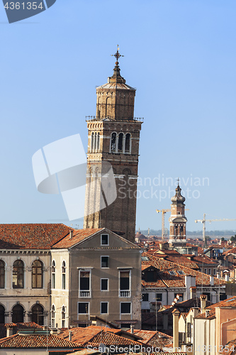 Image of a tower in Venice Italy