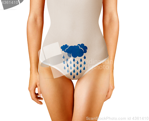 Image of underwear that is symbolizing monthly