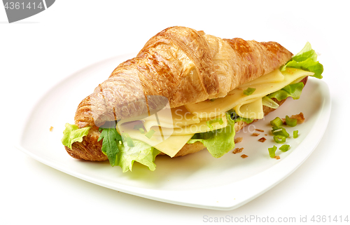 Image of croissant with cheese