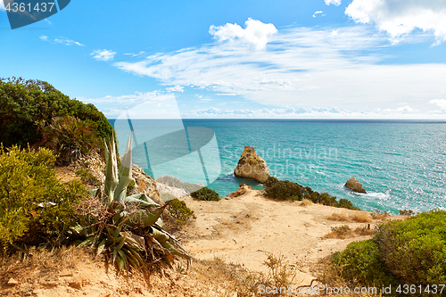 Image of Rocky coast of Atlantic Ocean, Portugal