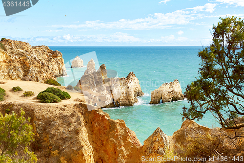 Image of Rocky coast of Atlantic Ocean, Portugal