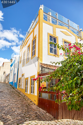 Image of Beautiful narrow street of Alvor, Portugal