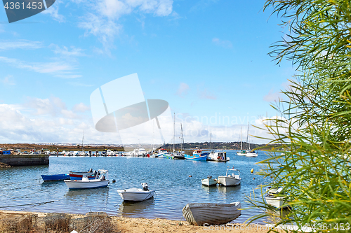 Image of Fishermens boats in Alvor city