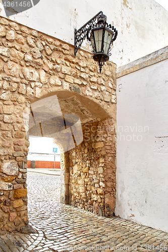 Image of Gateway to nature park of Ria Formasa in Faro city