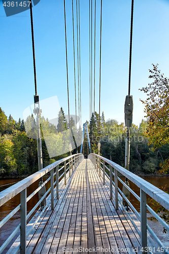 Image of Cable-stayed bridge in Sigulda