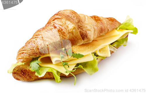 Image of croissant with cheese