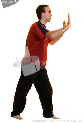 Image of Man Pushing Your Text