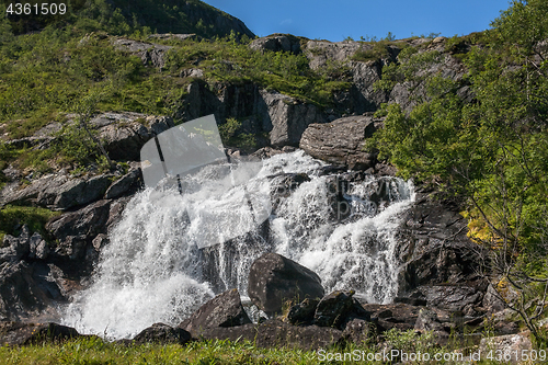 Image of small waterfall