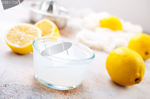 Image of lemon juice