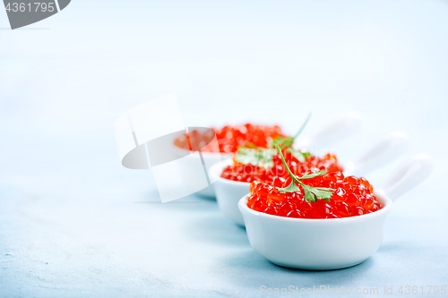 Image of salmon caviar