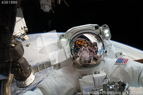 Image of Astronaut in outer space