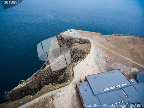 Image of North Cape (Nordkapp) aerial photography,