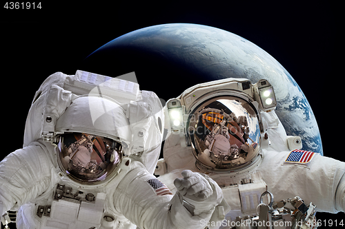 Image of Astronaut in outer space