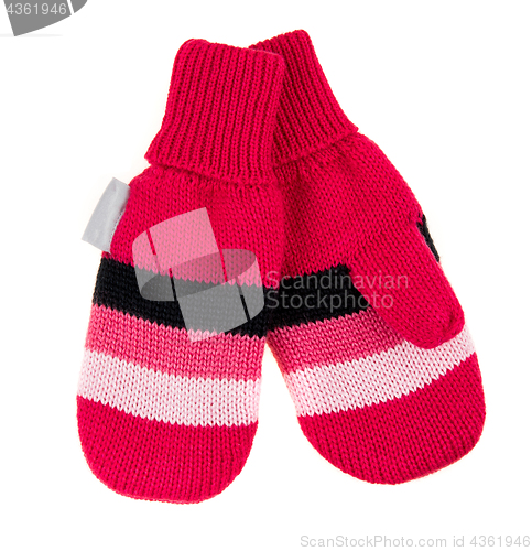 Image of Children\'s autumn-winter mittens