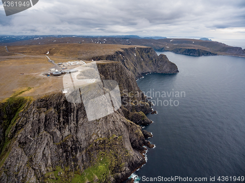 Image of North Cape (Nordkapp) aerial photography,