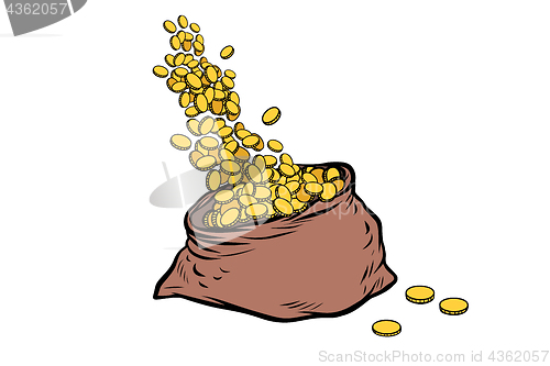 Image of bag of gold coins