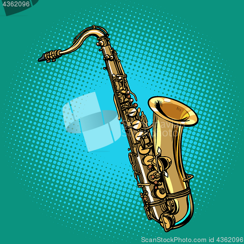 Image of saxophone musical instrument