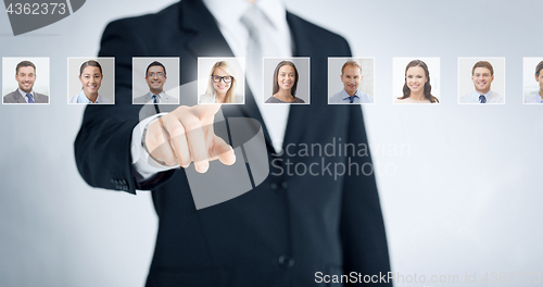Image of human resources, career and recruitment concept