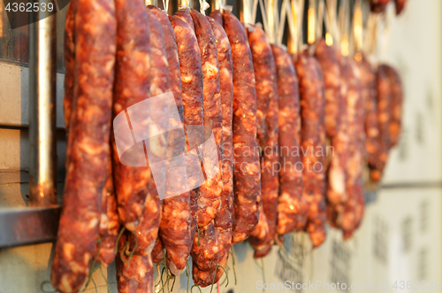 Image of Fresh and dried Chinese sausages 