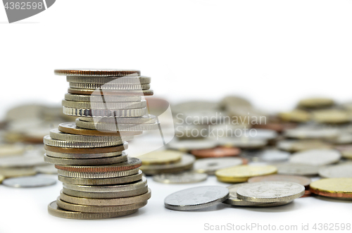 Image of Coins stacked on each other