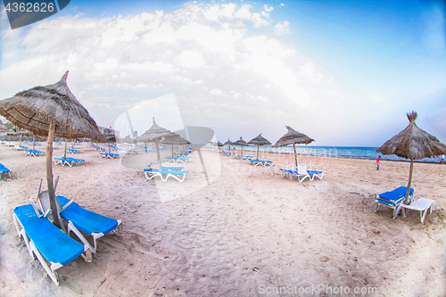 Image of sunny tunisian beach