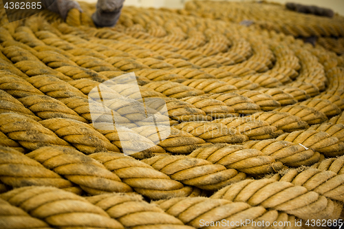 Image of Twisted natural fibre rope