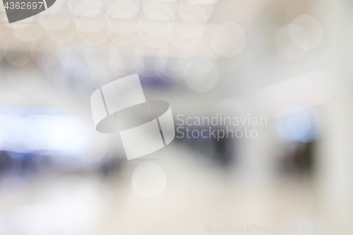 Image of Blur view of shopping mall