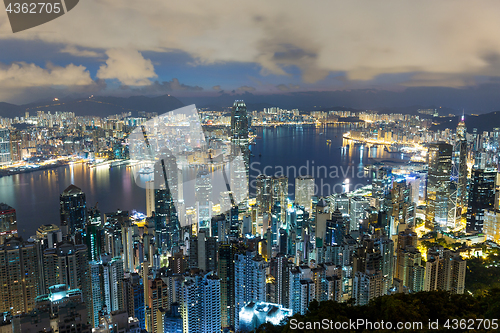 Image of Hong Kong night