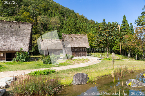 Image of Gassho style house in Shirakawa go, Historic Villages