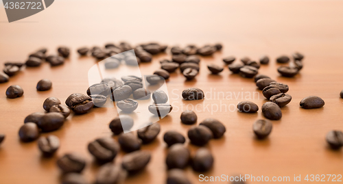Image of Coffee bean on table