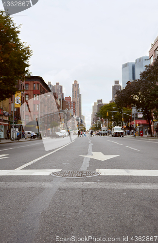 Image of Crossing 9th Avenue in New York City