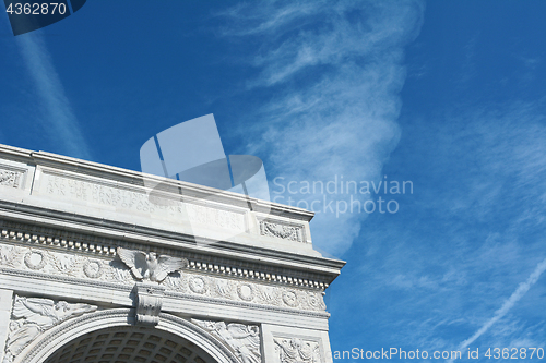 Image of Marble arch in Washington Square Park