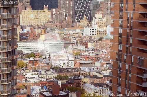 Image of Cityscape of Hell\'s Kitchen in New York City